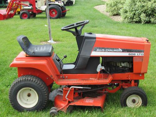 Allis Chalmers lawn tractors 608