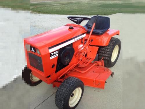 Allis Chalmers lawn tractors 718