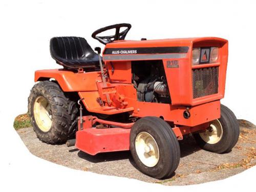 Allis Chalmers lawn tractors 916