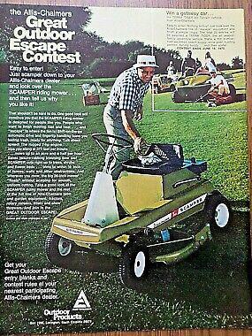 Allis Chalmers lawn tractors Scamper 7