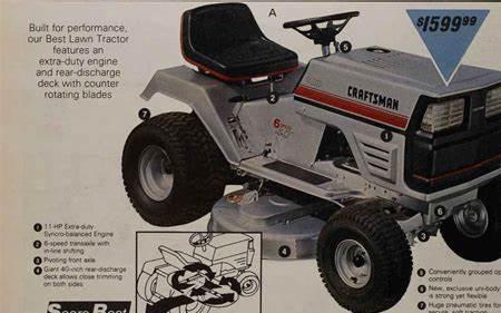 Craftsman lawn tractors 502.25507