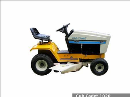 Cub Cadet lawn tractors 1020