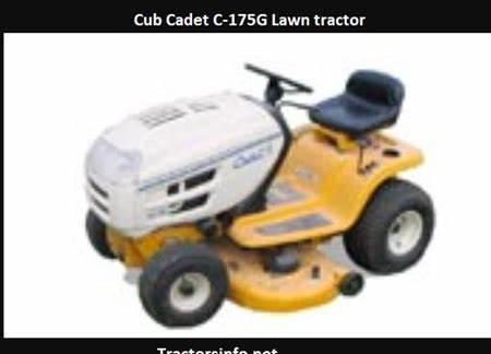 Cub Cadet lawn tractors C-175G