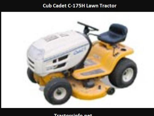 Cub Cadet lawn tractors C-175H