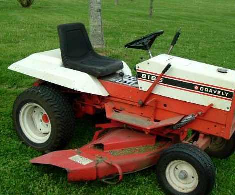 Gravely lawn tractors 816S