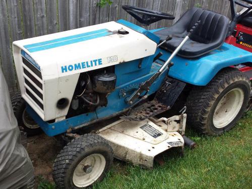 Homelite lawn tractors T-10