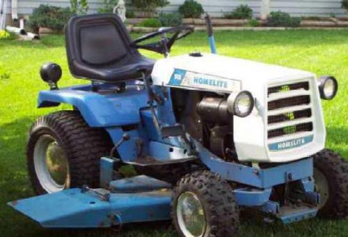 Homelite lawn tractors T-12