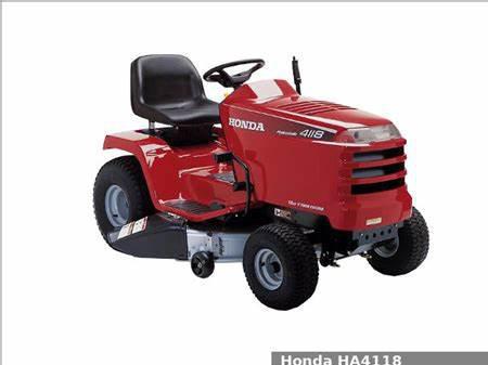 Honda lawn tractors HA4118