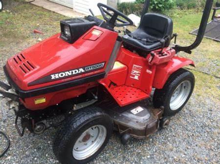 Honda lawn tractors RT5000