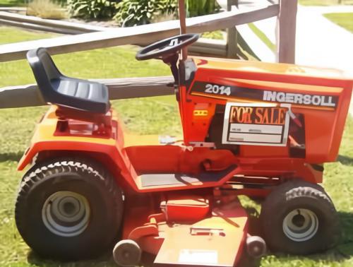 Ingersoll lawn tractors 2014