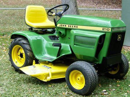 John Deere lawn tractors 210