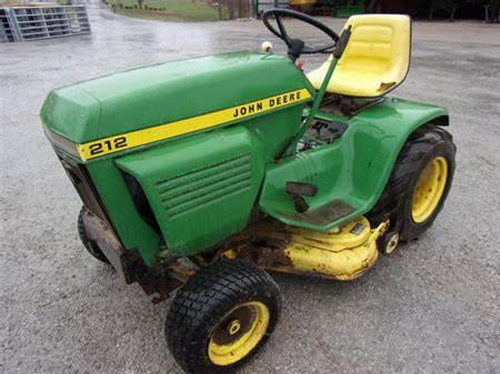 John Deere lawn tractors 212