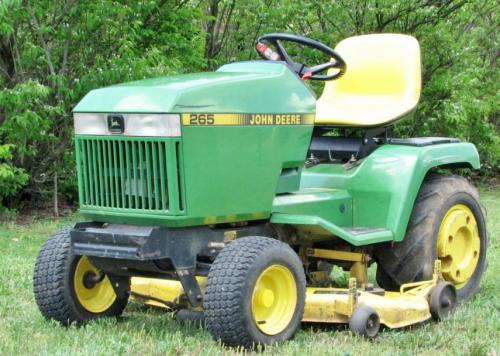 John Deere lawn tractors 265