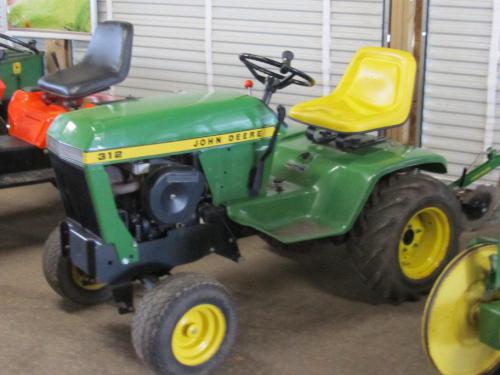 John Deere lawn tractors 312