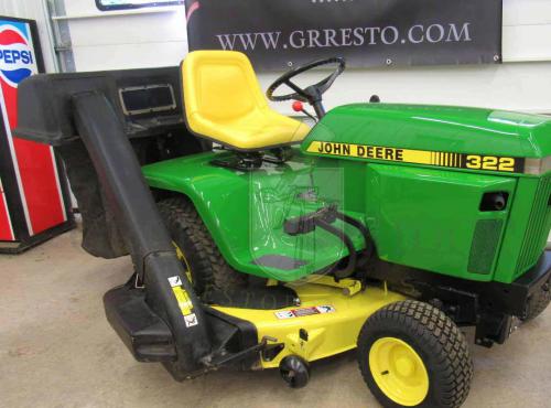 John Deere lawn tractors 322