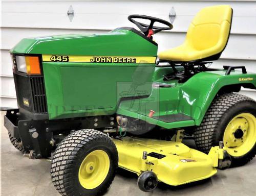 John Deere lawn tractors 445