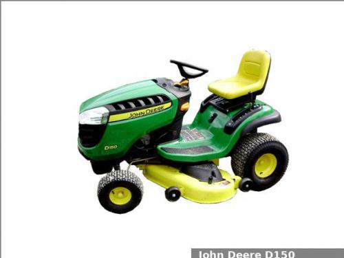 John Deere lawn tractors D150