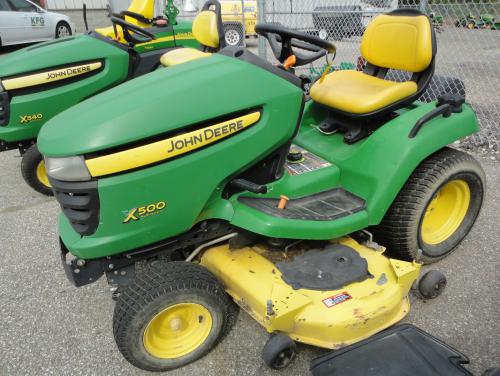 John Deere lawn tractors X500