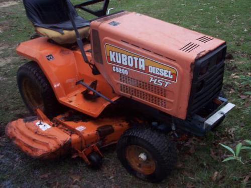 Kubota lawn tractors G5200