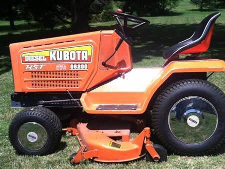 Kubota lawn tractors G6200