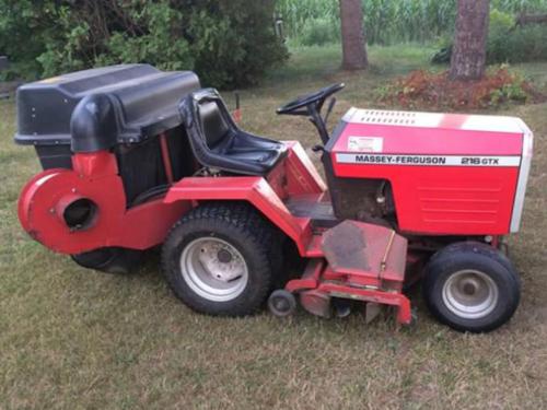 Massey Ferguson lawn tractors 216GTX