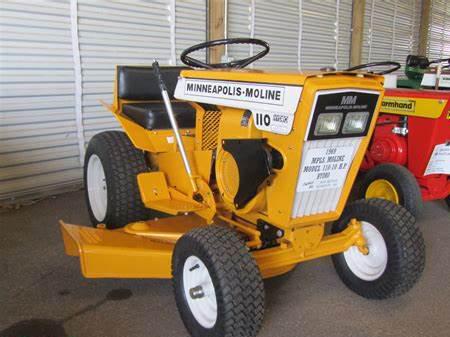 Minneapolis-Moline lawn tractors 110