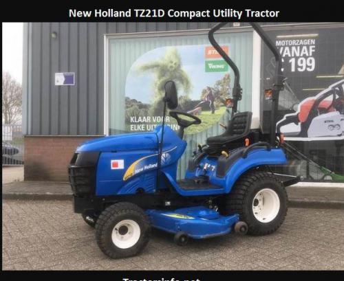 New Holland TZ21D