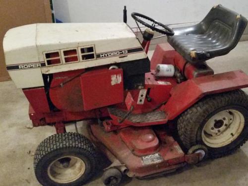 Roper lawn tractors T323