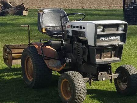 Roper lawn tractors T833