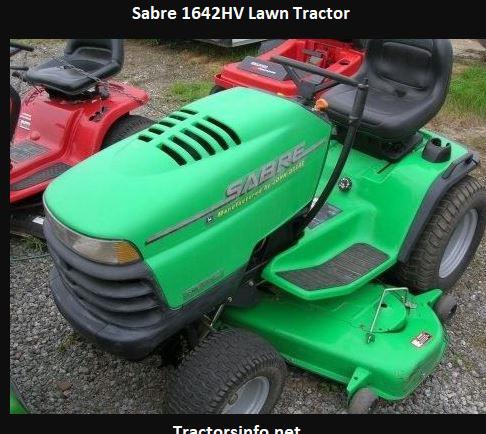 Sabre lawn tractors 1642HV