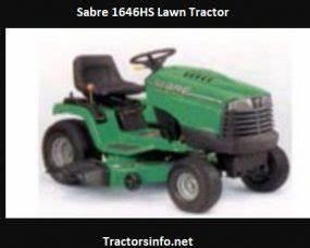 Sabre lawn tractors 1646HS