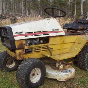 Sears lawn tractors LT/8E