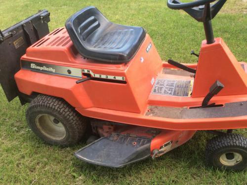 Simplicity lawn tractors 10REG