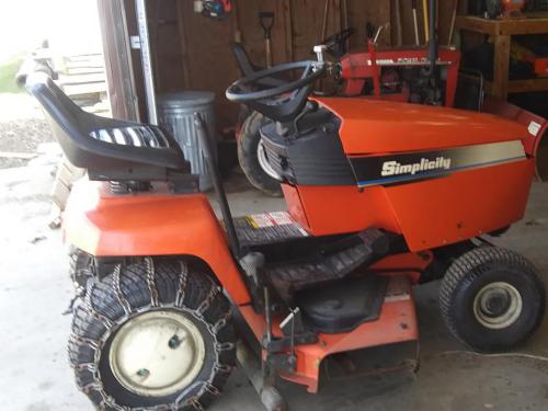 Simplicity lawn tractors 16LTH