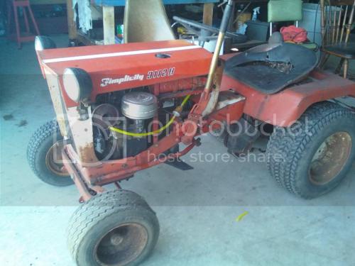 Simplicity lawn tractors 3112H