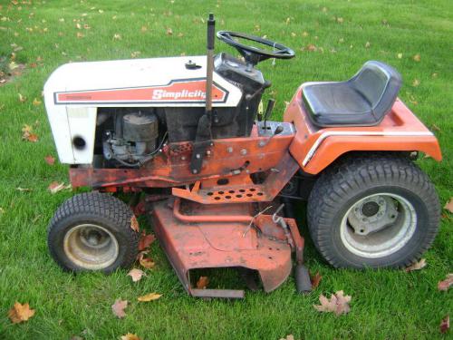 Simplicity lawn tractors 7016