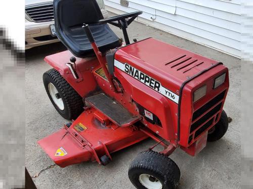 Snapper lawn tractors YT16