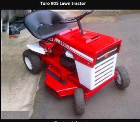 Toro lawn tractors 905