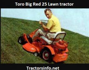 Toro lawn tractors Big Red 25