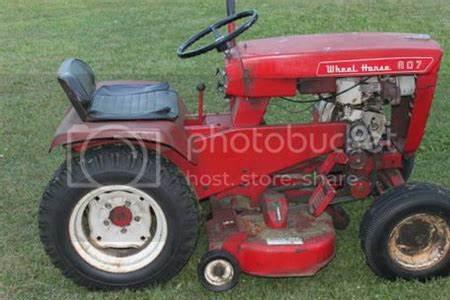 Wheel Horse lawn tractors 607