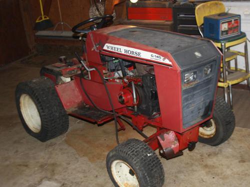 Wheel Horse lawn tractors C-145