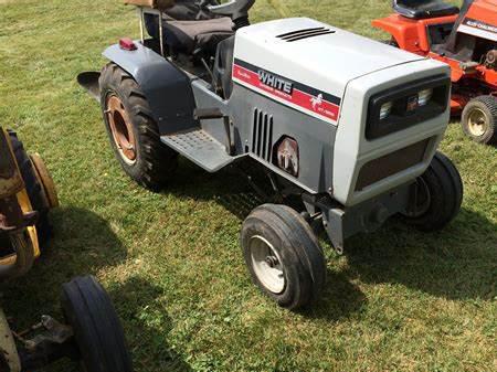 White lawn tractors GT-1855