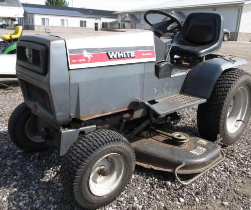 White lawn tractors GT-650