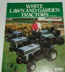 White lawn tractors LGT-1100