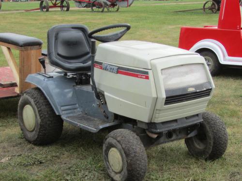 White lawn tractors LT-145