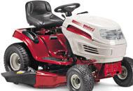 White lawn tractors LT-17