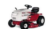 White lawn tractors LT 175