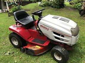 White lawn tractors R-10