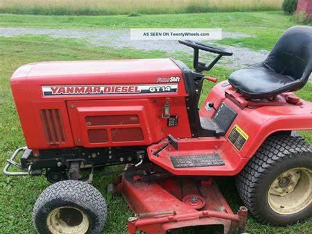 Yanmar lawn tractors GT14